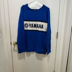 Yamaha men’s Blue Long Sleeve Sweater XL